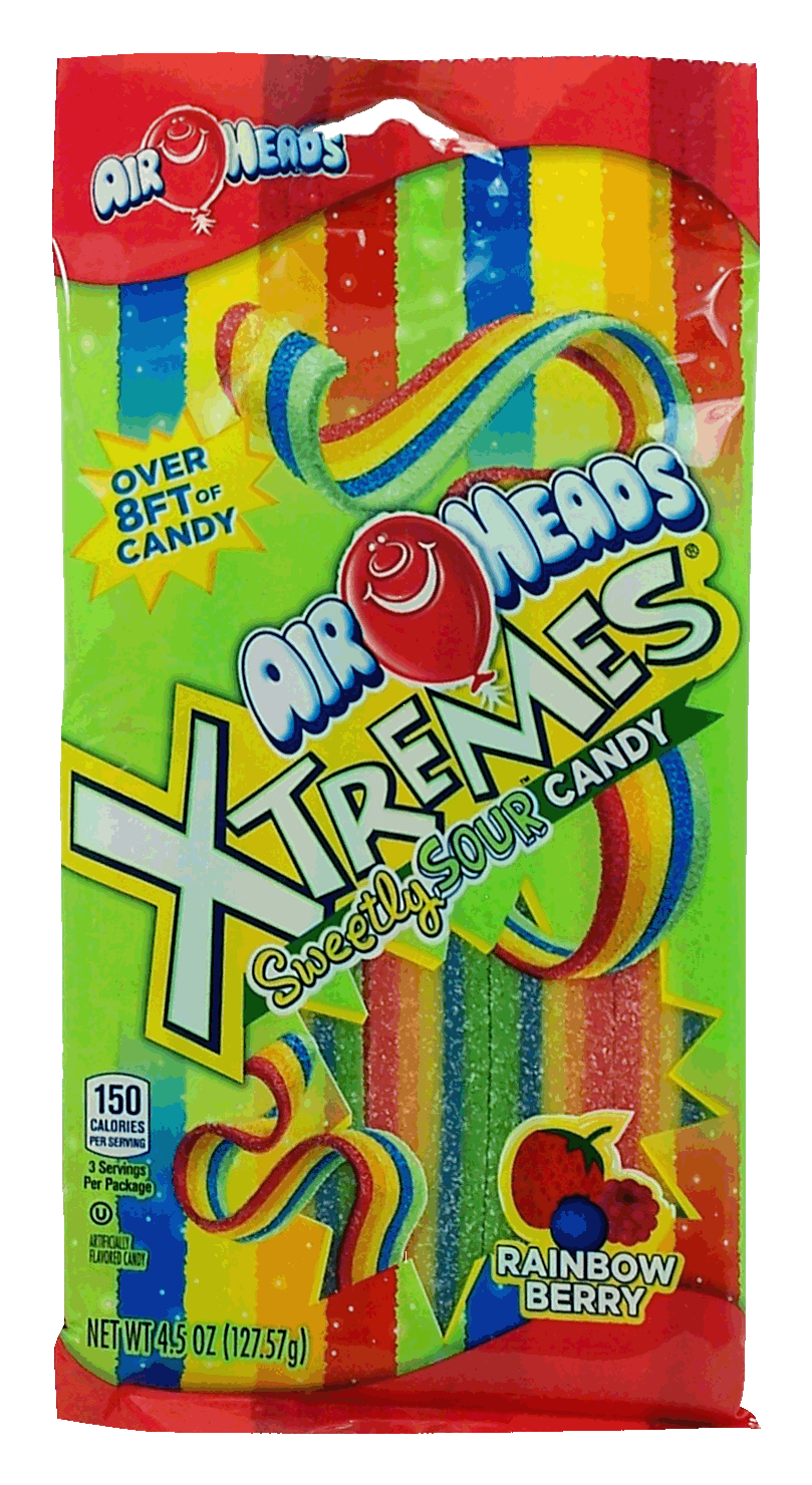 Air Heads Xtremes rainbow berry sweetly sour candy Full-Size Picture